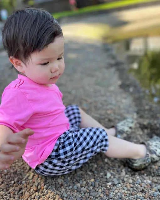 Cameron Solid Tee | Pink