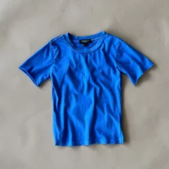 Cameron Solid Tee | Sea Blue