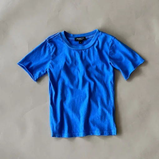 Cameron Solid Tee | Sea Blue