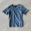 Cameron Solid Tee | Steel