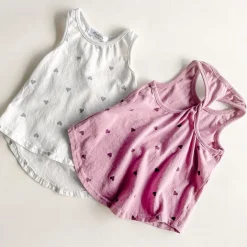 Cassie-Heart twist back top
