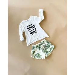 Catina-Girls Rule Tee | White