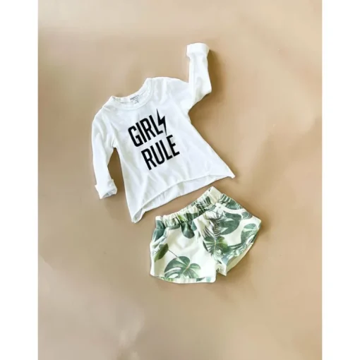 Catina-Girls Rule Tee | White