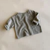 Charlie Baby Button Tee | Mocha