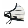 Cream Gauze Stripe | Charcoal