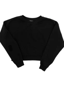 Cropped Sweatshirt | Black | Women & Girls 9yrs+