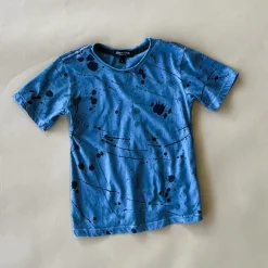 Cruz Splatter print Tee | Denim