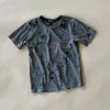 Cruz Splatter print Tee | Walnut