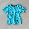 Cruz Splatter print Tee | Aqua