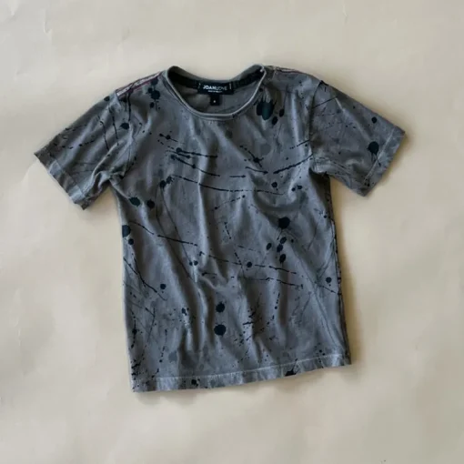 Cruz Splatter print Tee | Walnut