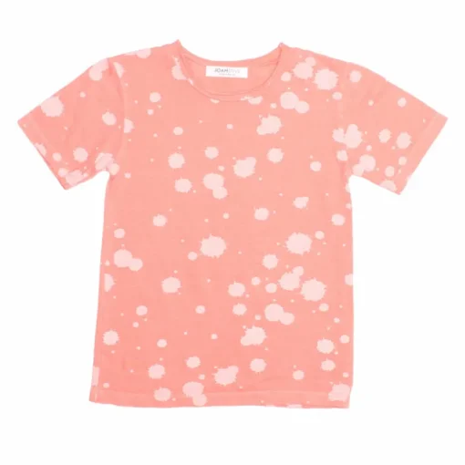 Cruz-Splatter Tee | Adult | Coral Neon