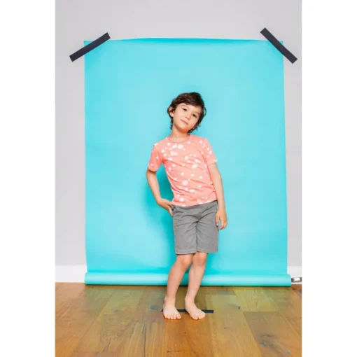 CRUZ-SPLATTER TEE | CORAL NEON