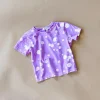 CRUZ-SPLATTER TEE | GRAPE NEON