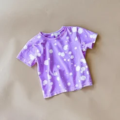 CRUZ-SPLATTER TEE | GRAPE NEON