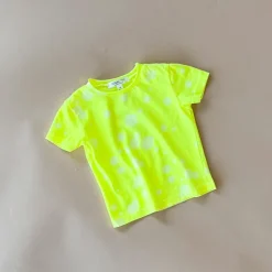 CRUZ-SPLATTER TEE | YELLOW NEON