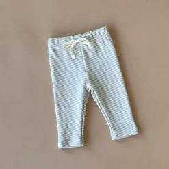 Dakota Stripe baby leggings | Beige