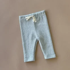 Dakota Stripe baby leggings | Grey