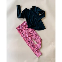 Dance Leggings | Pink Snake
