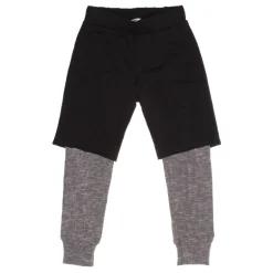 David shorts over pants | Rib | Black