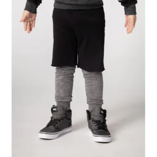 David shorts over pants | Rib | Black