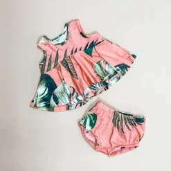 Edna-Palm Set | Coral