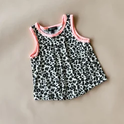 Emma tank top | Creme Cheetah