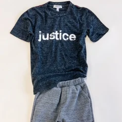 Enzo | Justice Tee | Charcoal