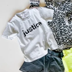 Enzo-Justice Tee | Cement