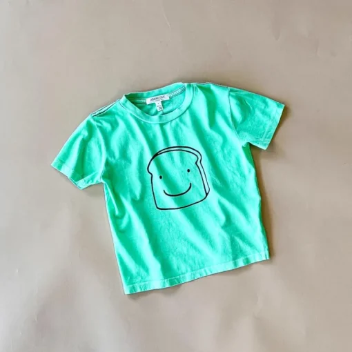 ENZO-TOAST TEE | PALE AQUA