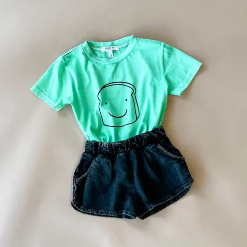ENZO-TOAST TEE | PALE AQUA