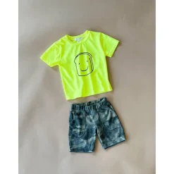 ENZO-TOAST TEE | YELLOW NEON