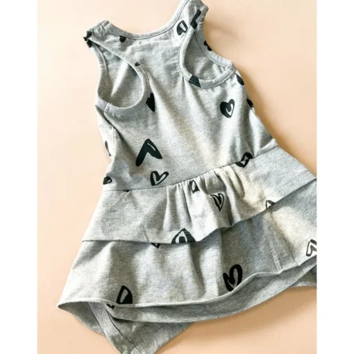 Etta-Heart Tunic top | Heather