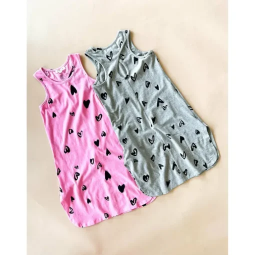 Fina-Heart dress | Orchid