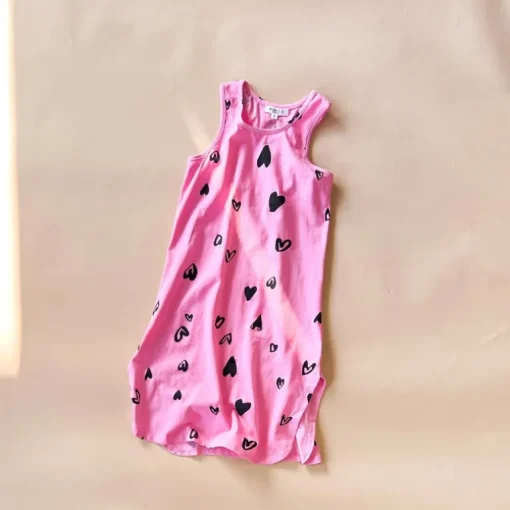 Fina-Heart dress | Orchid