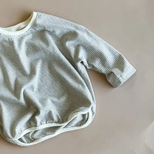 Finlay Striped Baby Tee | Beige