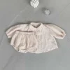 Gemma Gauze Baby Dress & Bloomer Set | Creme