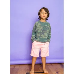 Hampton woven shorts | Coral
