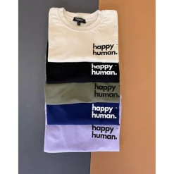 Happy Human Hipster Tee | Black | Women & Youth size 8-16