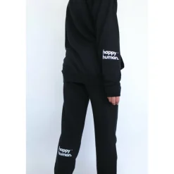Happy Human Hoodie | Black | Adult