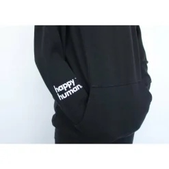 Happy Human Hoodie | Black | Adult