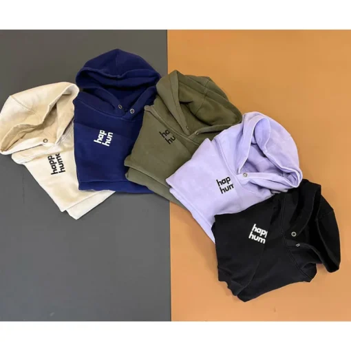 Happy Human Hoodie | Black | Adult
