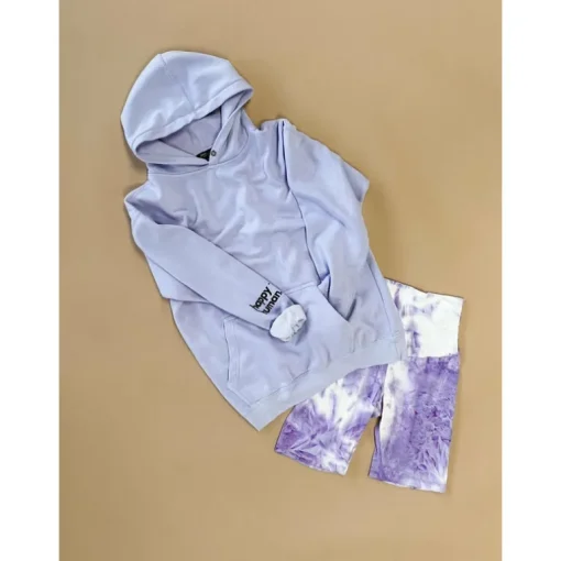 Happy Human Hoodie | Lilac | Adult