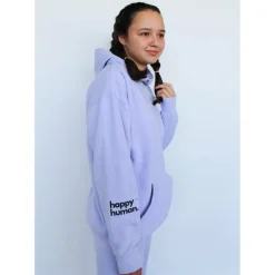 Happy Human Hoodie | Lilac | Adult