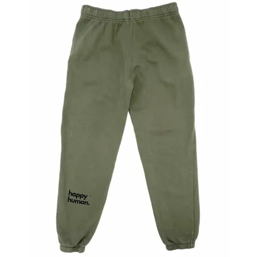Happy Human Jogger | Army Green | Adult