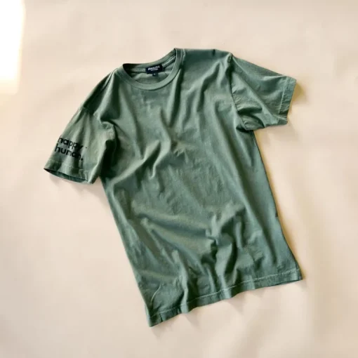 Happy Human Oversized Tee | Army Green | Adult