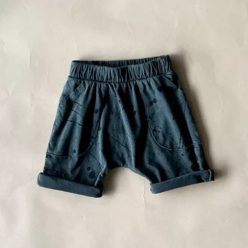 Ivan-Splatter Shorts | Black