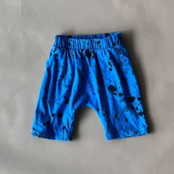 Ivan-Splatter Shorts | Sea Blue