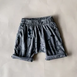 Ivan-Splatter Shorts | Walnut