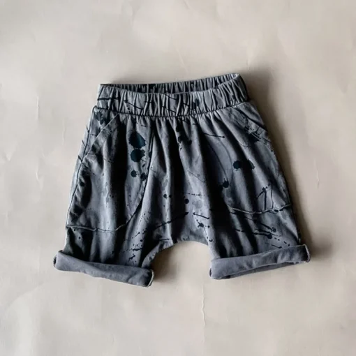 Ivan-Splatter Shorts | Walnut