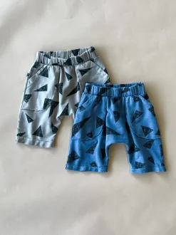Ivan-Triangle Shorts | Denim